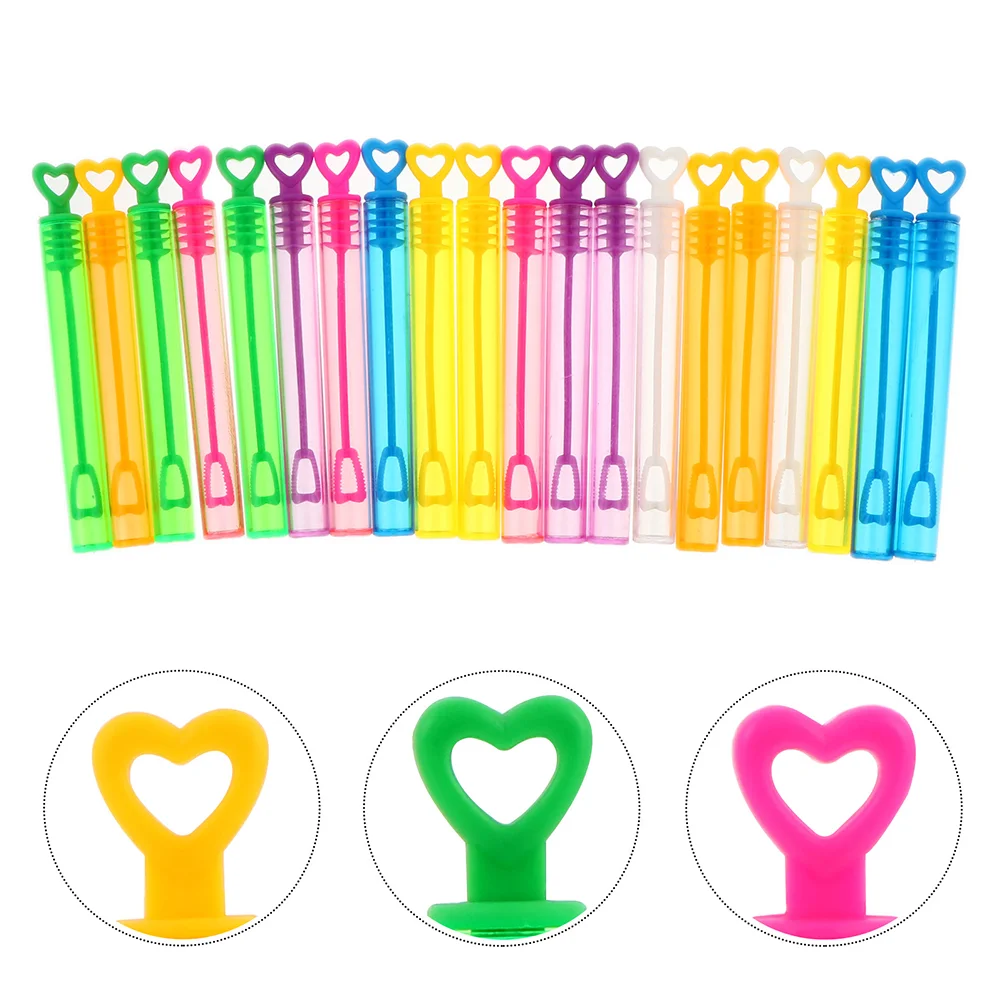 Empty Colorful Test Tube Bubble Water Bottle Children Bubble Party Decoration for Children Bubble Blowing Toys Mixed Color
