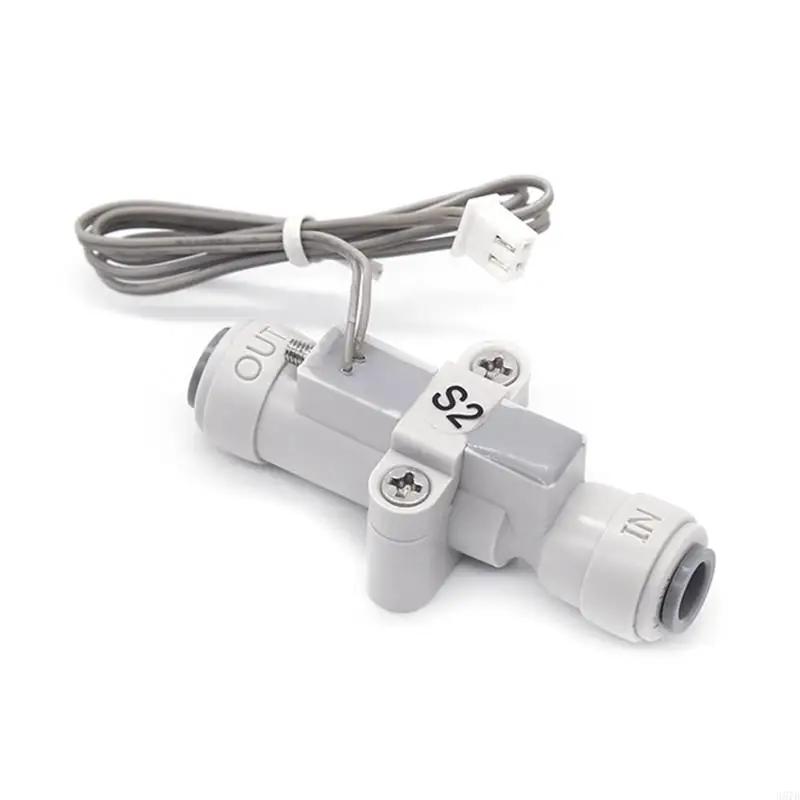 367D 1/4" Water Flow Sensor Food-grade Switch Flowmeter Fluid Meter Lightweight Easy Installation Used for Water Dispenser