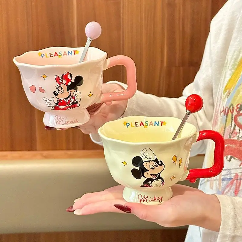 Tasses Mickey & Minnie Disney | Céramique avec Cuillère