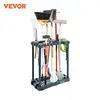 VEVOR 10 Slots Yard Garden Tool Organizer Long-Handled Tool/Rake/Broom Tower Storage Rack Stand Holder for Garage Organization 1