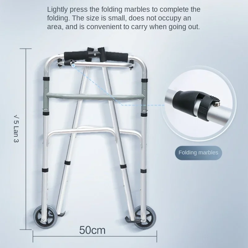 Arm Support Walking Stick with Seat, Adult Postoperative Training Walking Aids, Walking Inconvenience Anti-fall Mobility Scooter 3