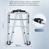 Arm Support Walking Stick with Seat, Adult Postoperative Training Walking Aids, Walking Inconvenience Anti-fall Mobility Scooter 3