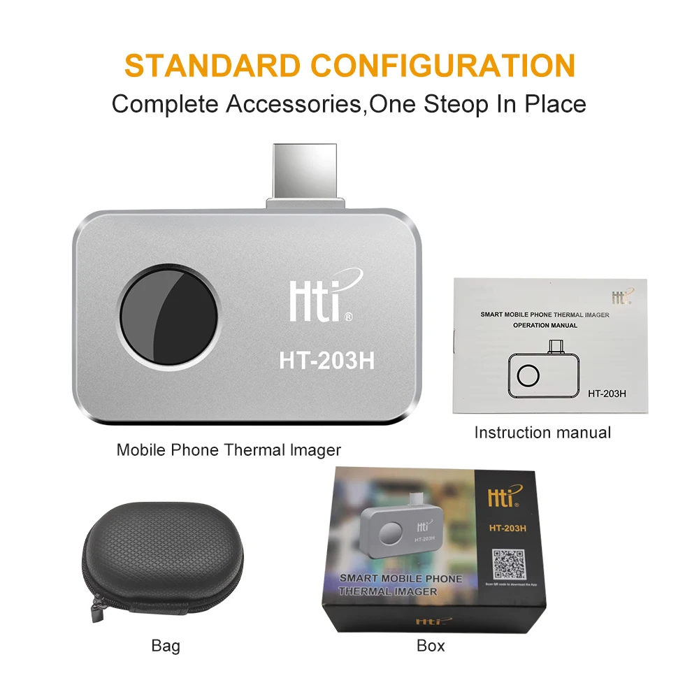 HTI HT-203U 256×192 thermal imager for Android phones