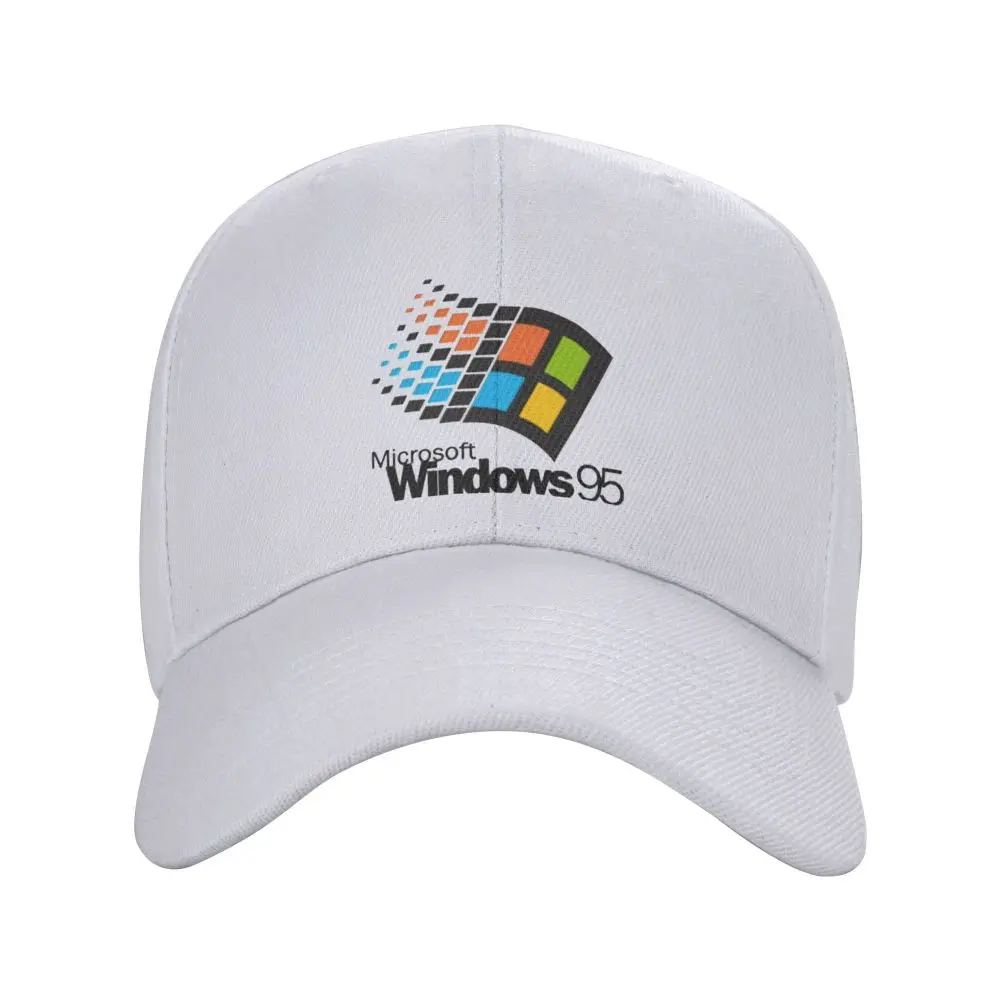 Fenster 95 Geeks Nerd Hüte Unisex Hip-Hop Hut Sonnen kappen Sport kappe verstellbare Polyester Baseball mützen wasch bar – Detail 3