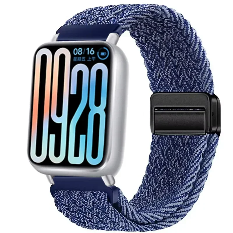 Nylon Braided Magnetic Buckle Strap - Breathable & Comfortable Replaceable Band