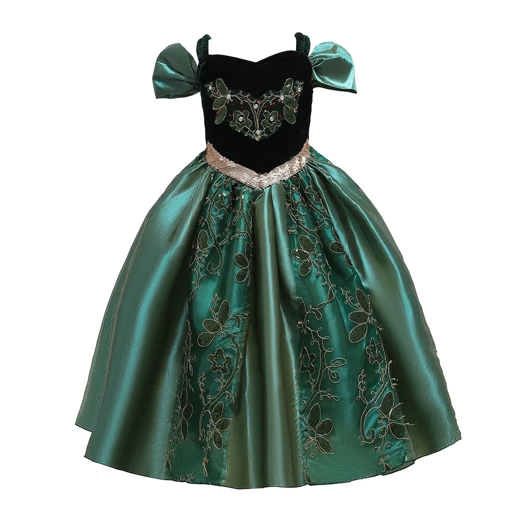 

Children 3-8 years old summer new Sling Embroidery princess dress Holiday party dress dress Birthday gift role play