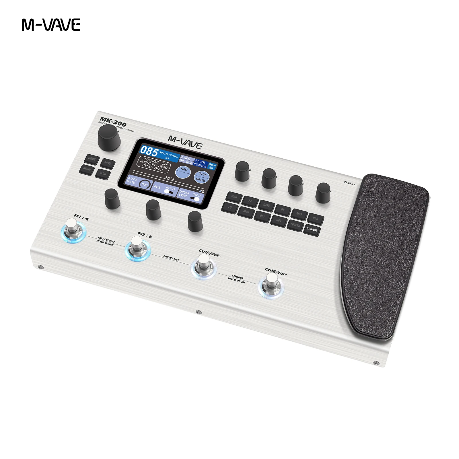 M-VAVE MK 300 Guitar Multi-Effect Processor | ANN Neural Modeling
