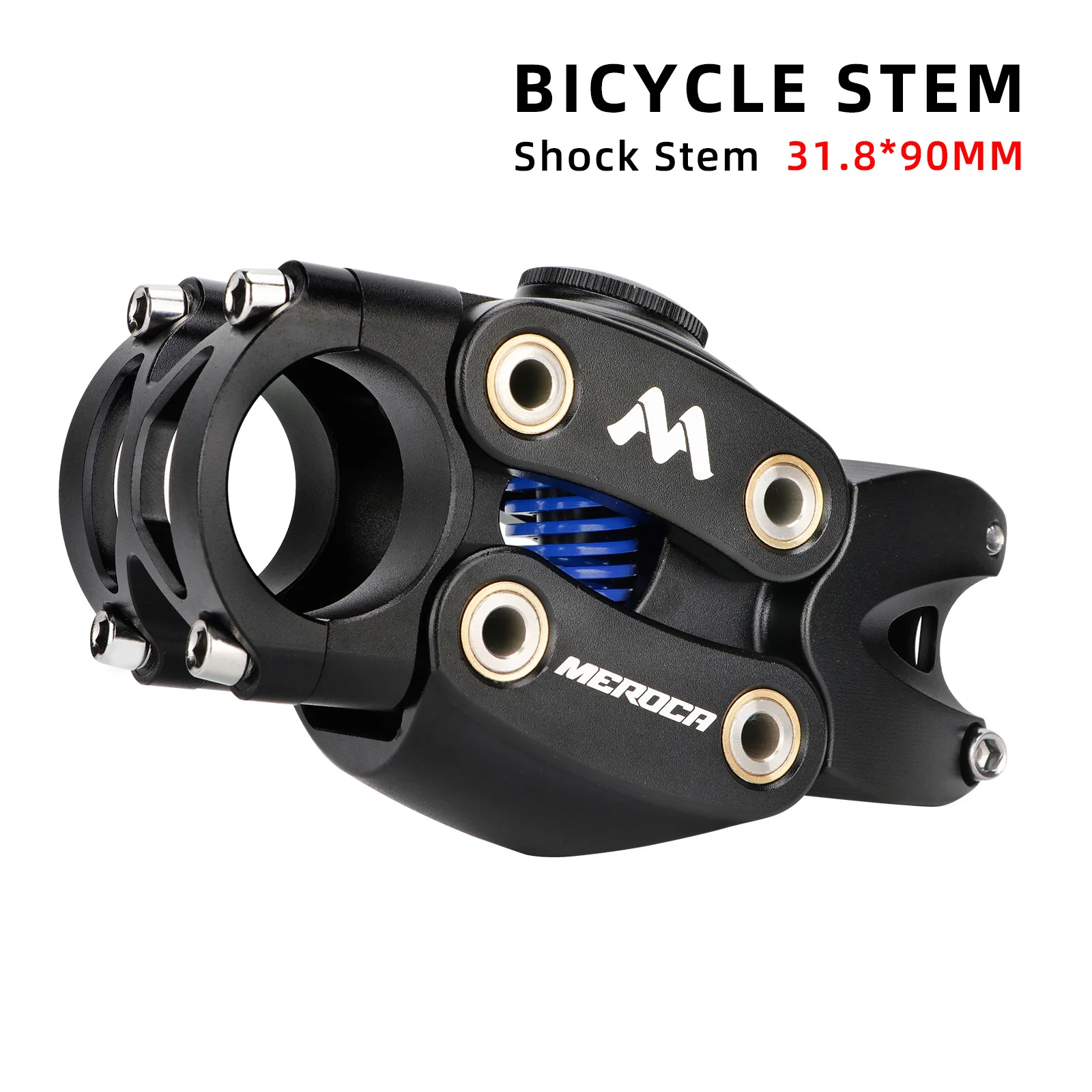 

MEROCA Suspension Mtb Stem 31 8 Shock-Absorbing Bike Handlebar Stem for Road Gravel Hybrid and E-Bikes Damper Stem Bicycle Parts