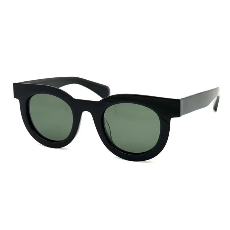 

Theo Round Sunglasses For Men Women Fashion Designer Summer Style Anti-Ultraviolet Retro Plate Full Frame Random Box
