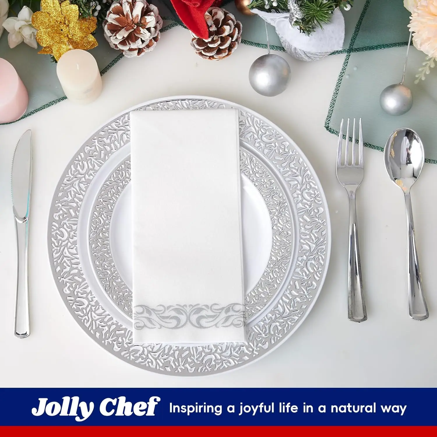 210-Piece Party Dinnerware Set 4