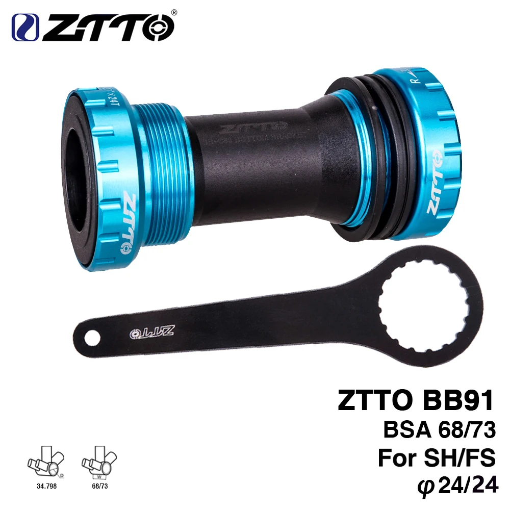 Support de fond en céramique BB68 68-73mm pour le vélo Shimano à fil Mtb
