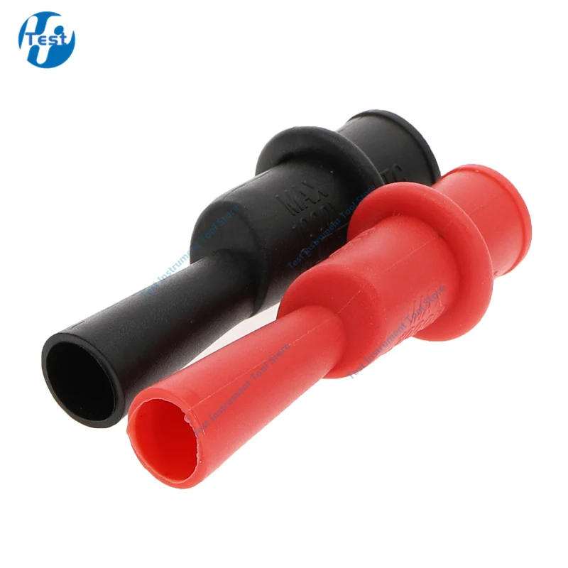 Alligator Test Clip Clamp 2pcs (1 Pair) For Multimeter Tester Probe 10A