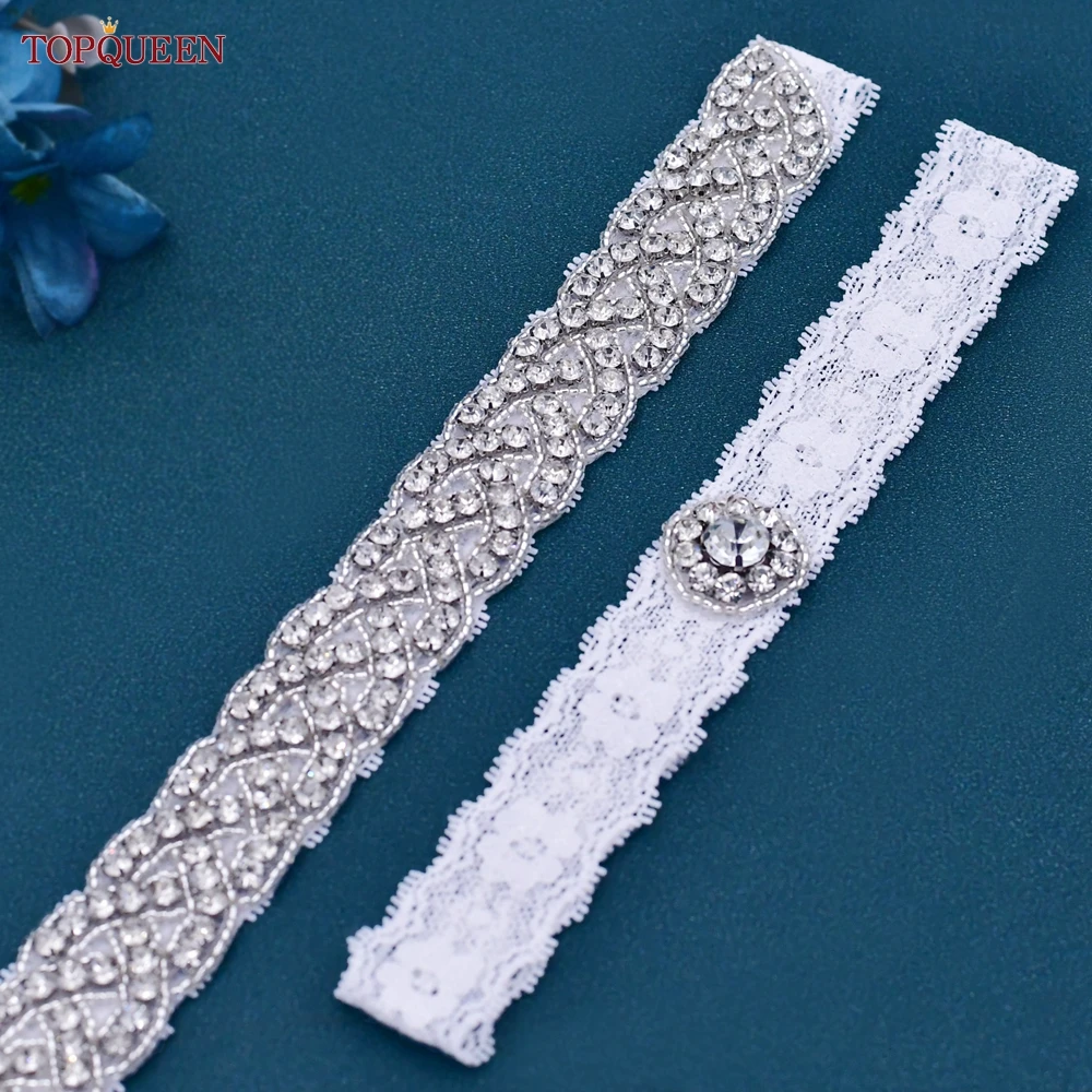 Bridal Garter Belt TOPQUEEN Wedding Lace Garter Belt