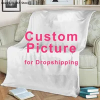 bu Custom Blanket With Words Picture Collage Customized Blankets Birthday Souvenir Christmas Gifts Personalized Throw Blanket 1