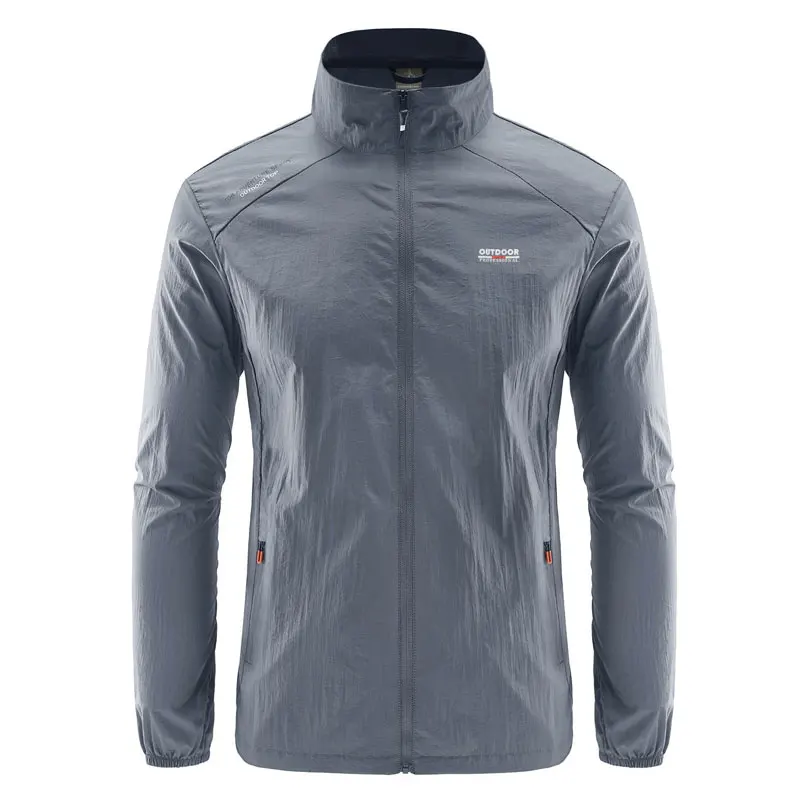 

Куртка мужская Тонкая солнцезащитная, дышащая мягкая УФ-защита, для занятий на открытом воздухе, рыбалки, походов, летняя