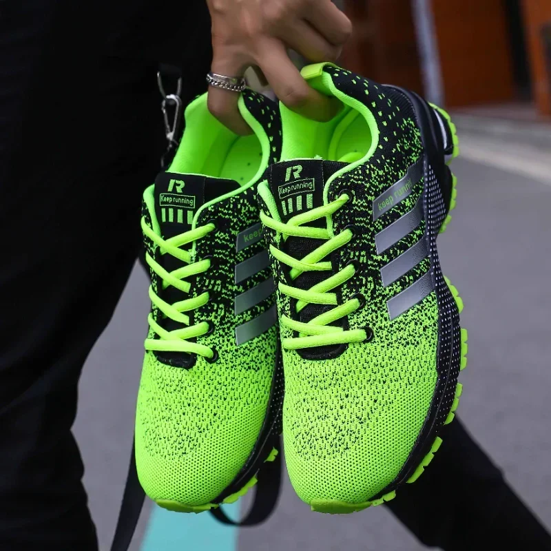 2026 Hot Sale Men's Running Shoes Keep Running Breathable Mesh Sneakers Lightweight Outdoor Gym Jogging Trainers Comfort Shoes 1