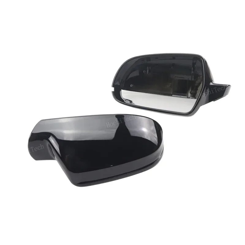 Carbon Fiber Look Black Mirror Cover Rearview Side Mirror Cap for Audi A3 A4 A5 A6 A8 Q3 SQ3 S4 S5 S6 S8 RS3 RS4 RS5 B8 B8.5 8P