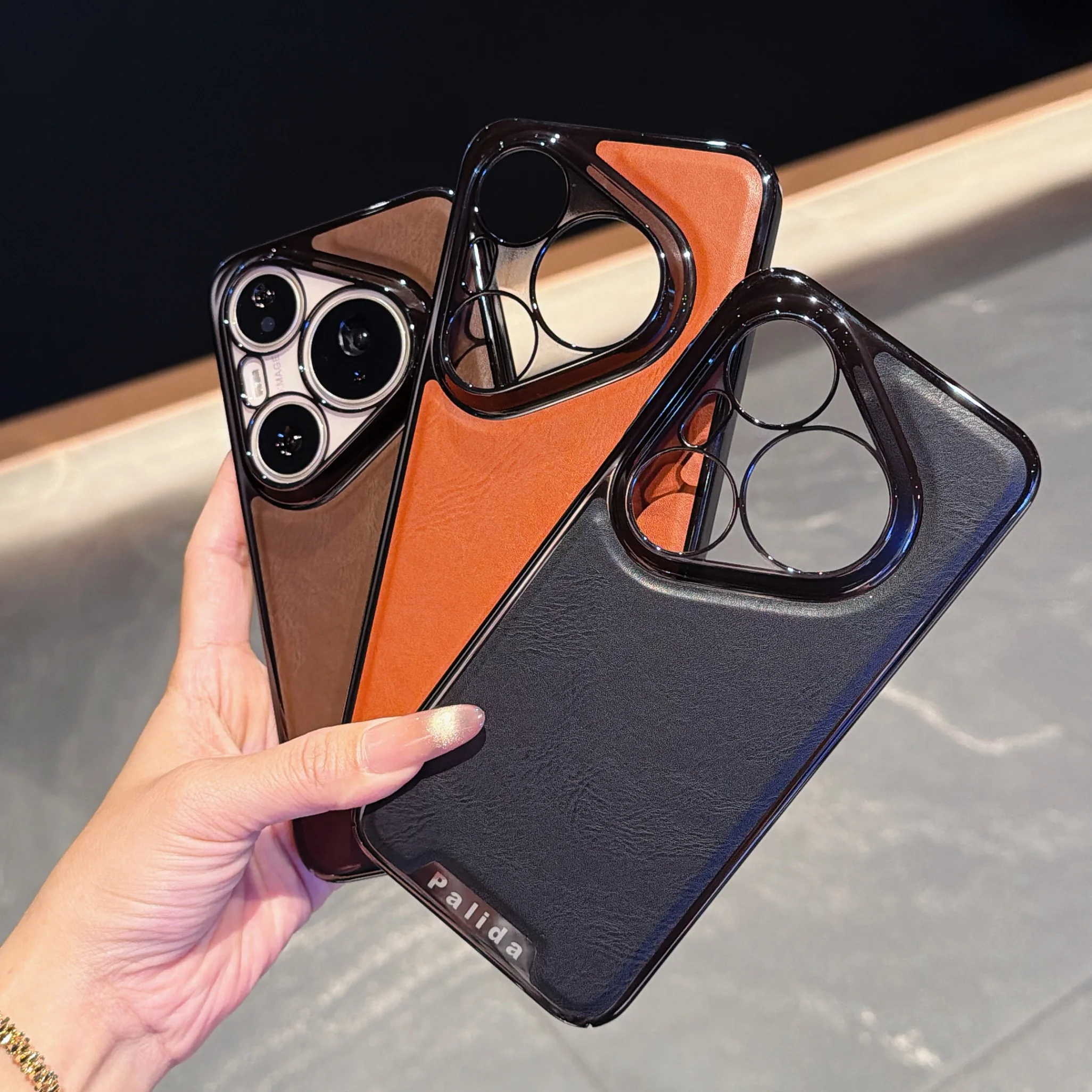 Luxury Skin-Friendly Leather Ultra-Slim PC Frame Case Cover
