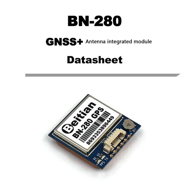 인기 GPS 모듈 BN280 GPS + GLONASS Beidou 5V TTL 레벨, RC 장거리 FPV 레이싱 드론 비행기용