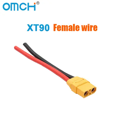 OMCH XT60 12/14AWG XT90 10AWG Male Female Plug Battery Connector With Silicone Wire Cable For RC Airplane Lipo Battery Drone Car - Image 7