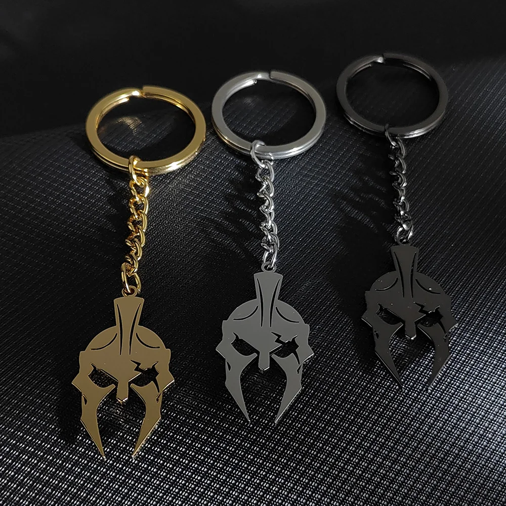 Vintage Roman Warrior Helmet Sparta Keychain KeyRing Women Man ...