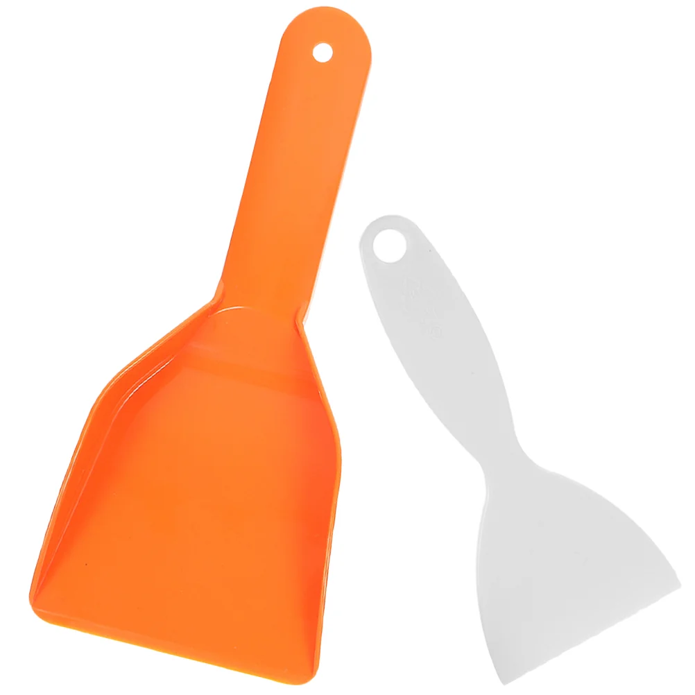 Snow Blower Cleaning Freezer Defrost De- 2pcs Scraper for Car Emergency Plastic Refrigerator Spade