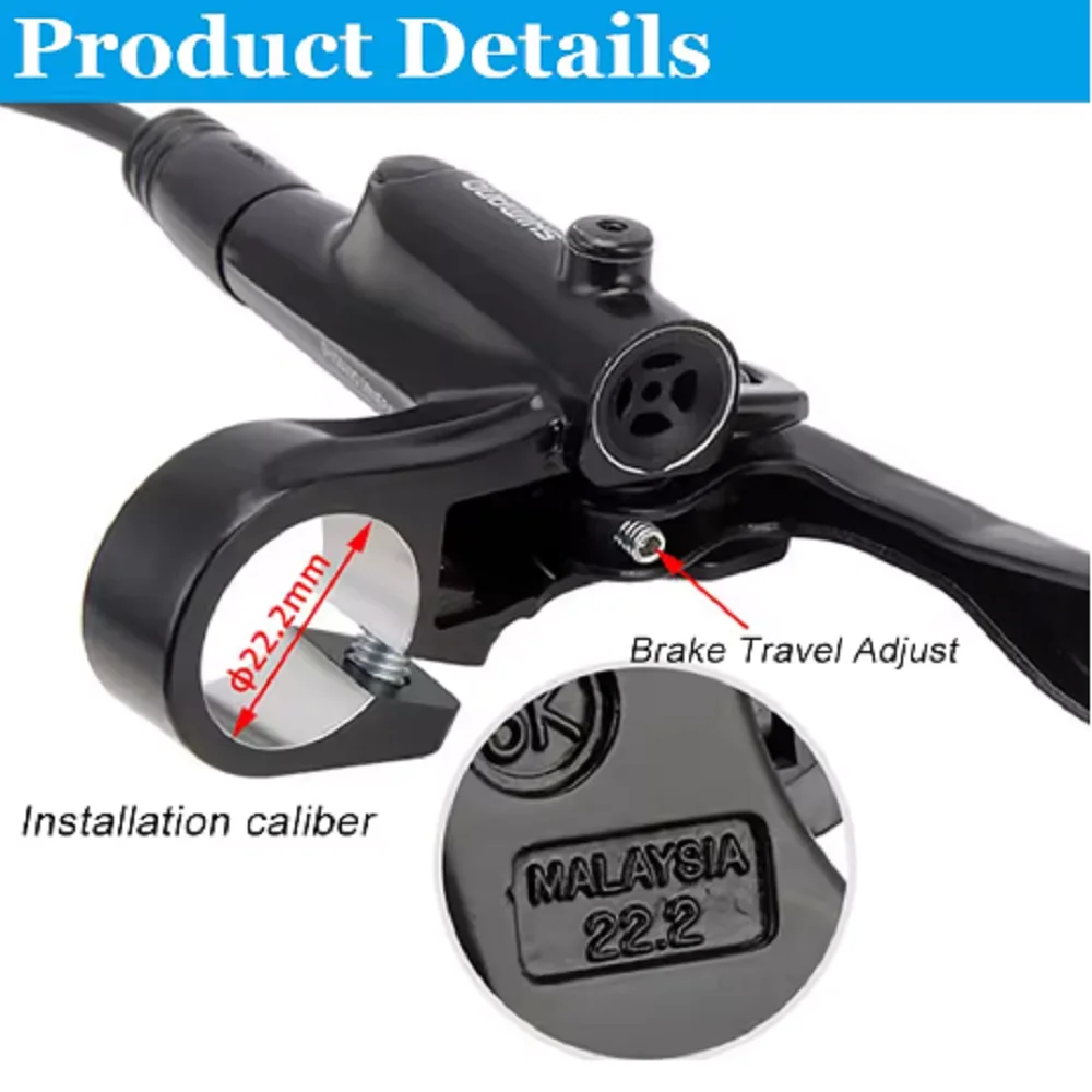 Original Shimano MT200 MT201 M315 MTB Mountain Bike Hydraulic Disc Brake 2 Piston 3 Finger Steel Lever BL-MT200 mountain bicycle disc brake