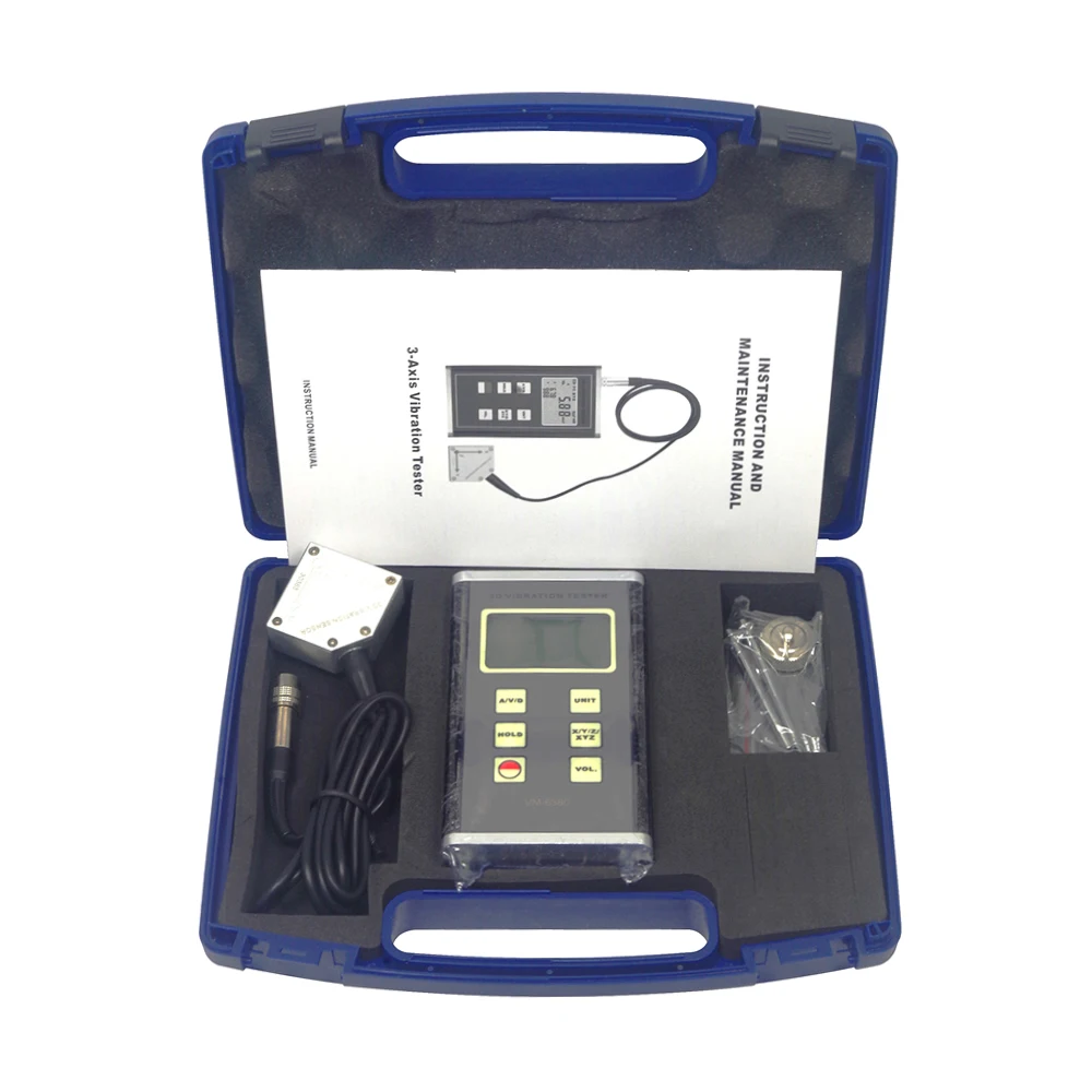 Vibration Detector VM-6380 Measuring Speed, Acceleration And Displacement Frequency 10Hz ~ 10kHz Mechanical Vibration Analyzer 6