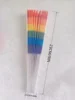 1PC Fashion Simple Personalized Rainbow Folding Fan Dance Filming Props Crafts Compact and Portable Ideal for Gifts 6
