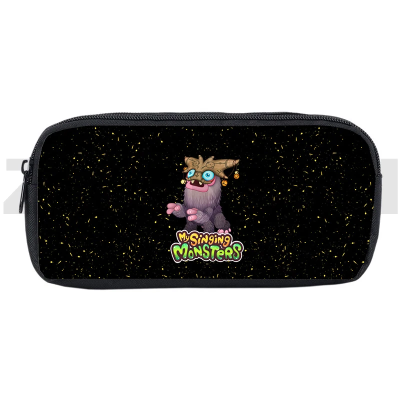 Gioco My Singing Monsters 3D Cosmetic Bag Large Travel Daily Makeup Case Ragazzi Ragazze Cartoon My Singing Monsters Materiale Scolastico