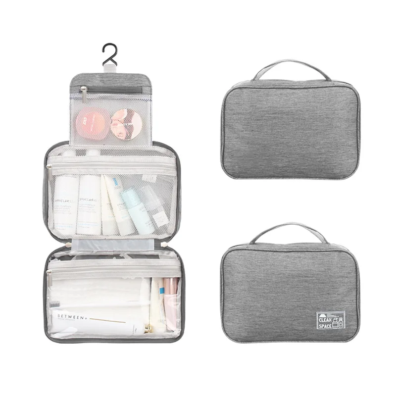 

Dopp Kit Makeup Bag Portable Shaving Bag with Hanging Hook Travel Toiletry Bag Wet and Dry Separation for Traveling and Camping