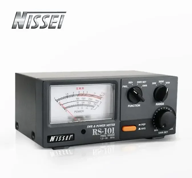 

Original NISSEI RS-101 1.8-60Mhz 3KW SWR POWER Meter Led Backlight For HF Shortwave Radio