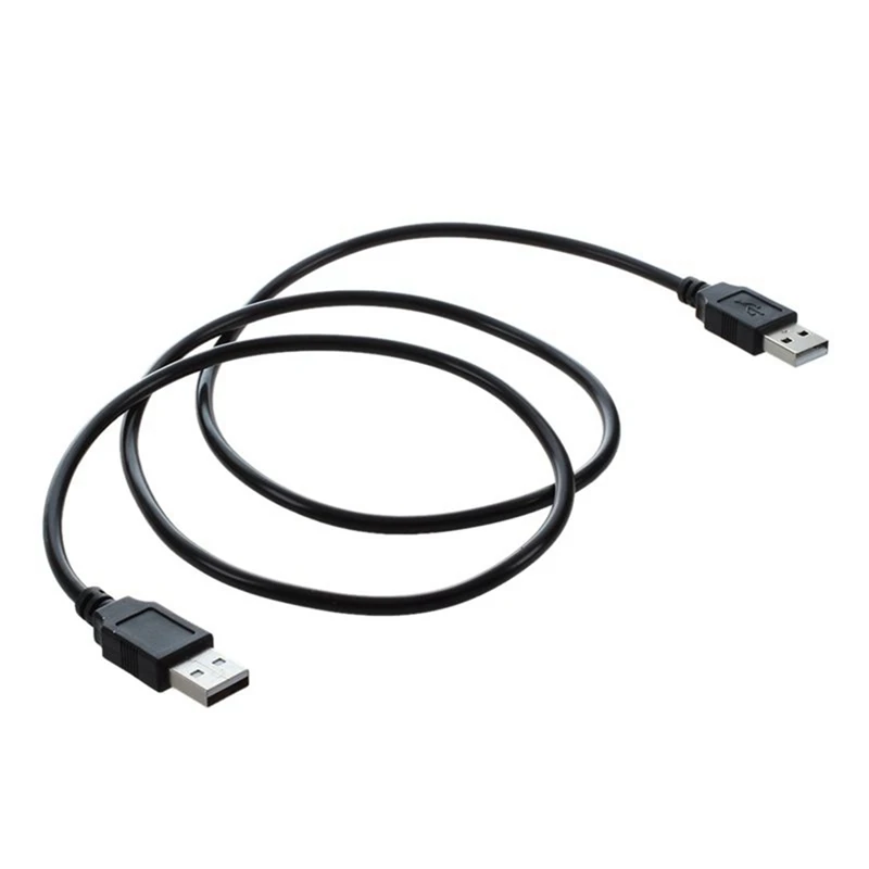

3X 1M High Speed USB 2.0 Shielded A Male To A Male Cable Lead Black