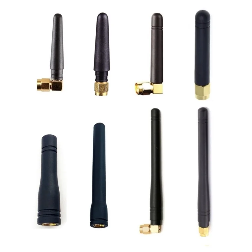 

RP-sma male small size 2.4GHz wifi aerial omni directional bluetooth zigbee rp-sma stubby rubber antenna
