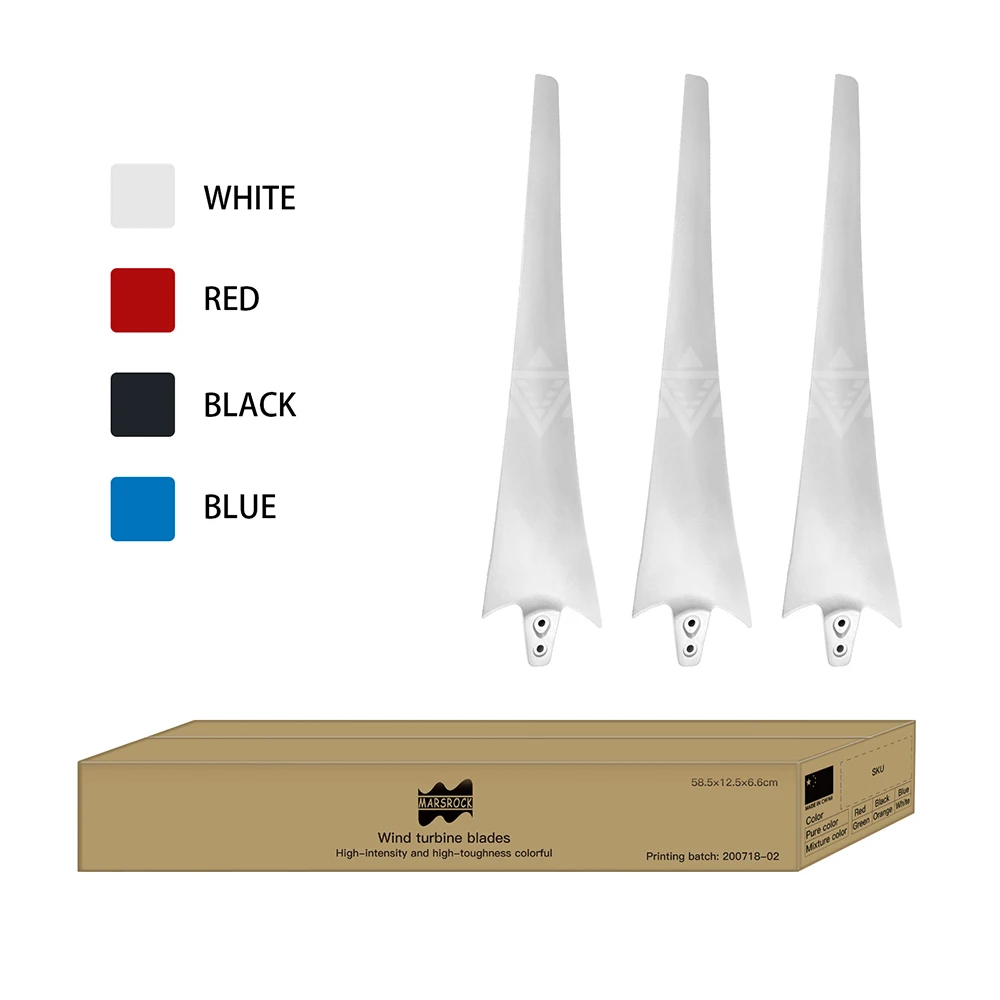 Delta Wing High Carbon Fibers Blade Wind Turbine Generator Blade For Wind Turbine Generator Windmill 200w 600w 800W