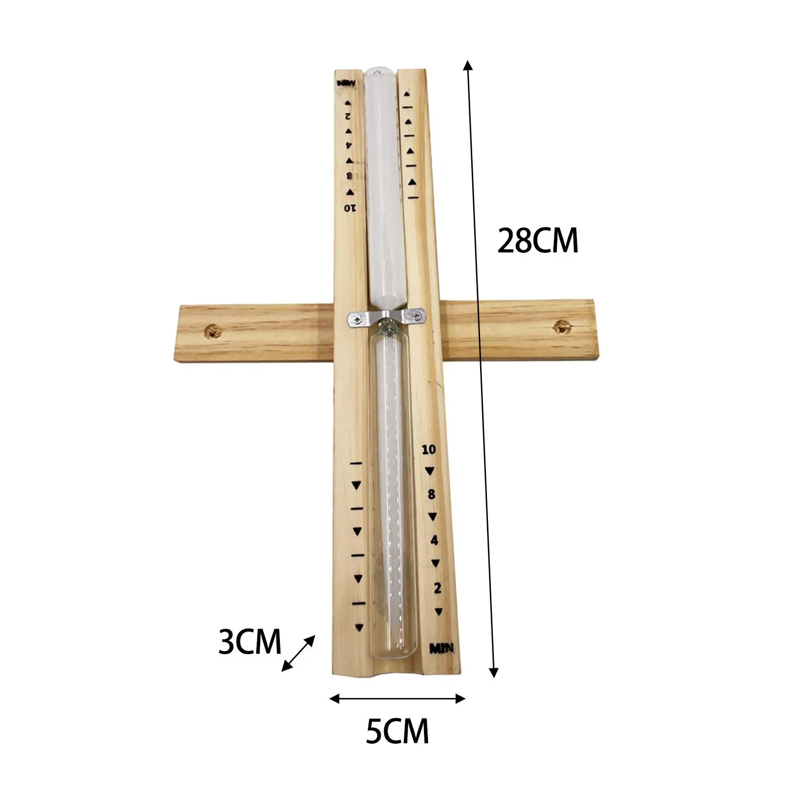 10 Minute Wooden Glass Sauna Room Hourglass Wall Mounted Rotating Heat Resistant Sand Timer Bathroom Sand Clock Home Decoration 6