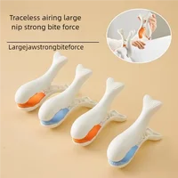 Windproof drying blanket large clip clip clothes drying clip strong large household plastic drying clip clothes fixing device 1