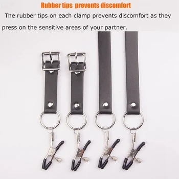 Labia Spreader Clip Nipple Clitoris Clamps BDSM Bondage Kit Adult Games Vagina Stimulator G-Spot Massage Sex Toys For Women 18+ 4