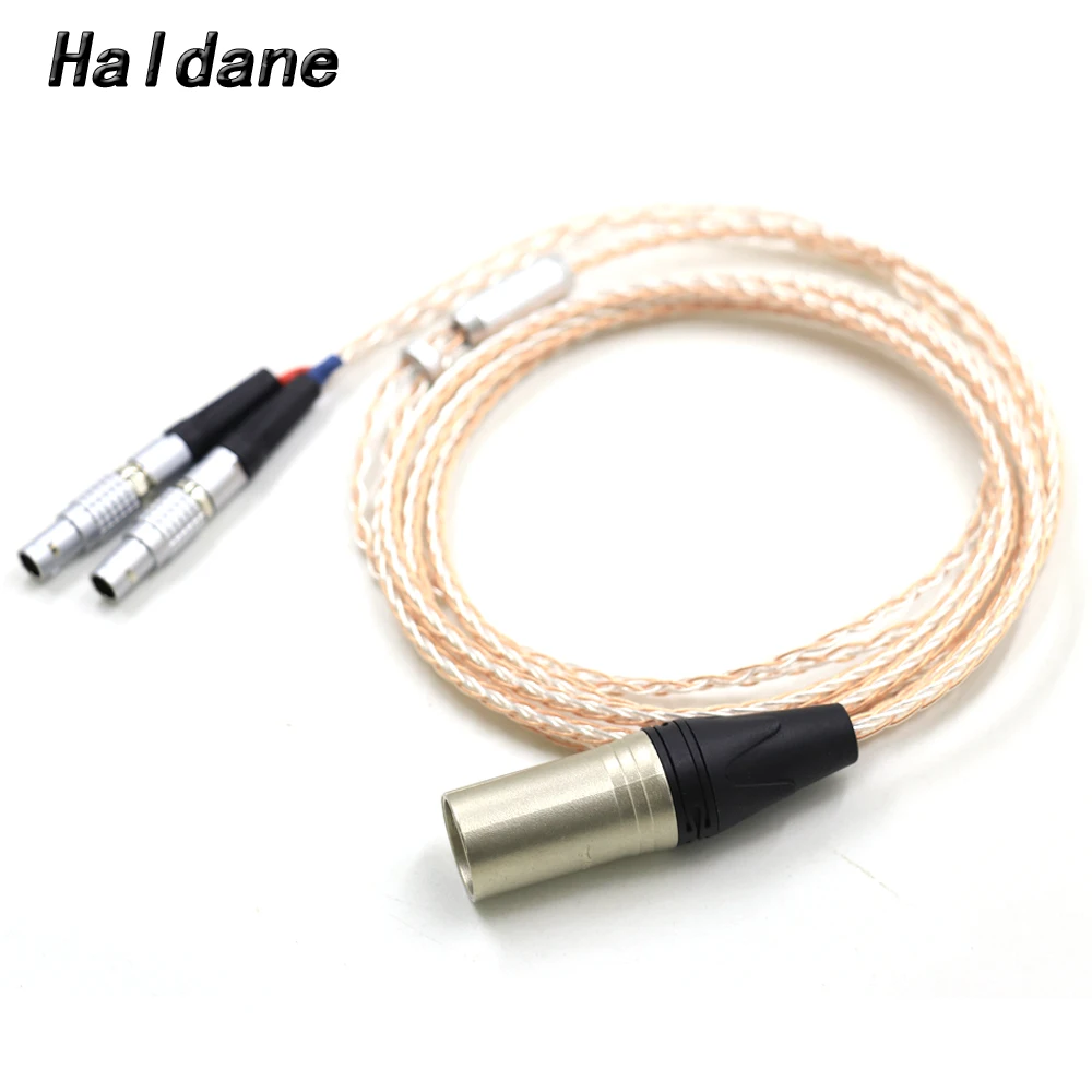Haldane Hifi Single Crystal Copper Silver Mix Aggiornamento Cuffie Sostituisci Cavo Per Auricolare Elear Utopia Focale