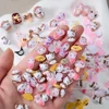 50pcs Mini Leopard Hello Kitty Nail Charms 3D Leopard Print Ribbon Bow DIY Accessorie Pochacco Fashion Sanrio Cartoon Nails Deco 2