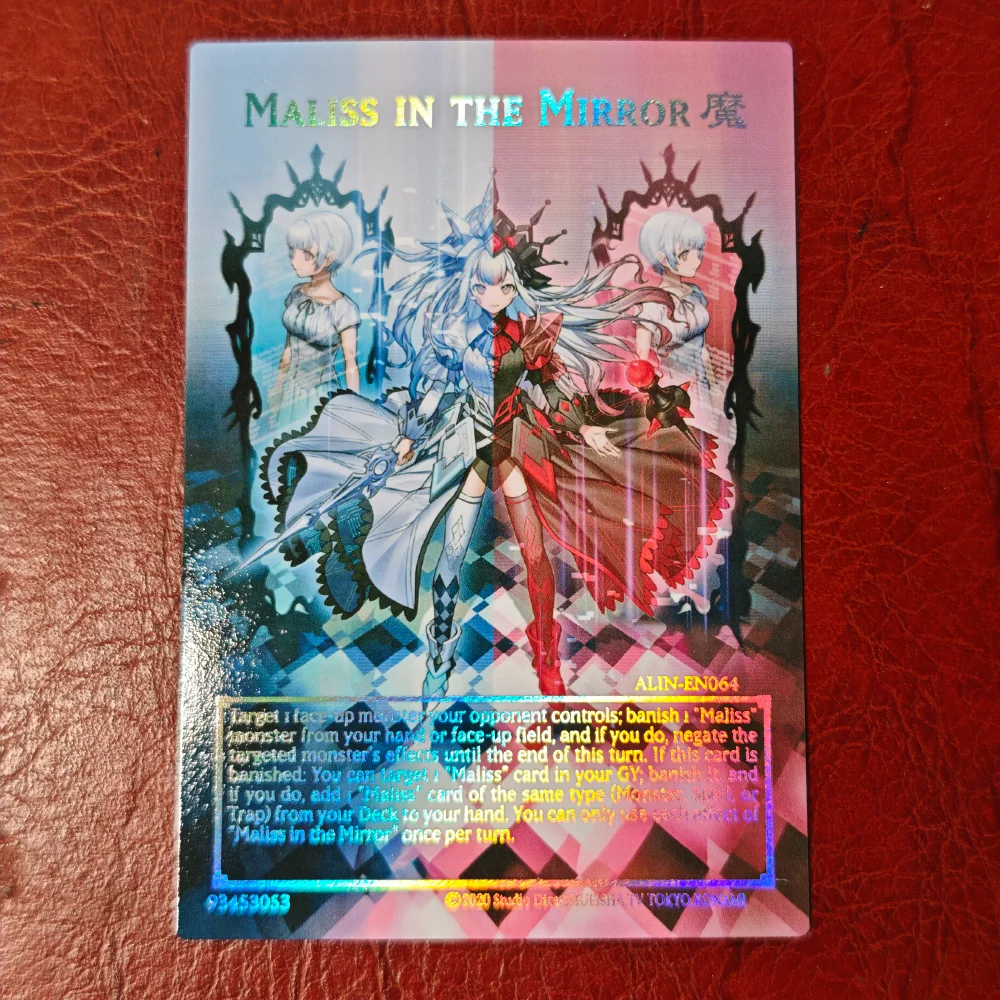 YuGiOh Maliss White Rabbit Game Collection DIY Cartão de