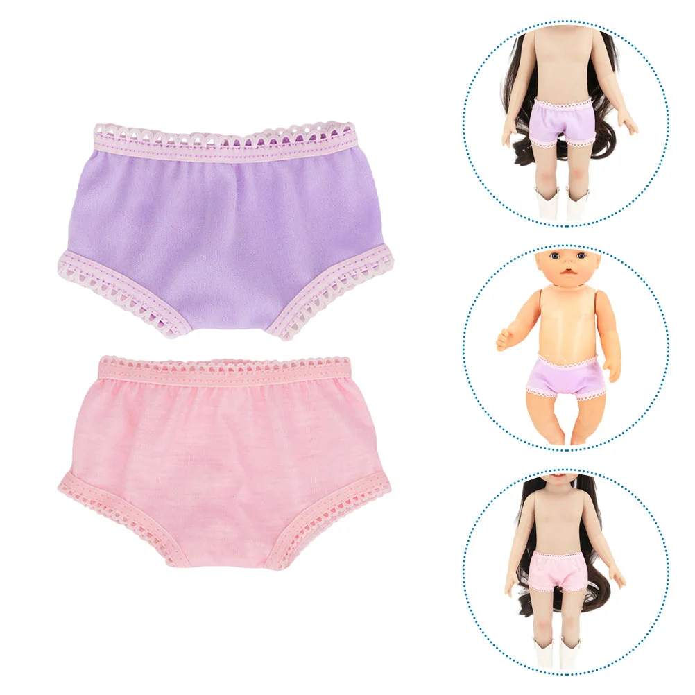 

18 Inch Doll Underpants Fabrics Doll Underwear Cloth Doll Briefs America Girls Doll Diapers Doll Pretend Play Costume Clothes