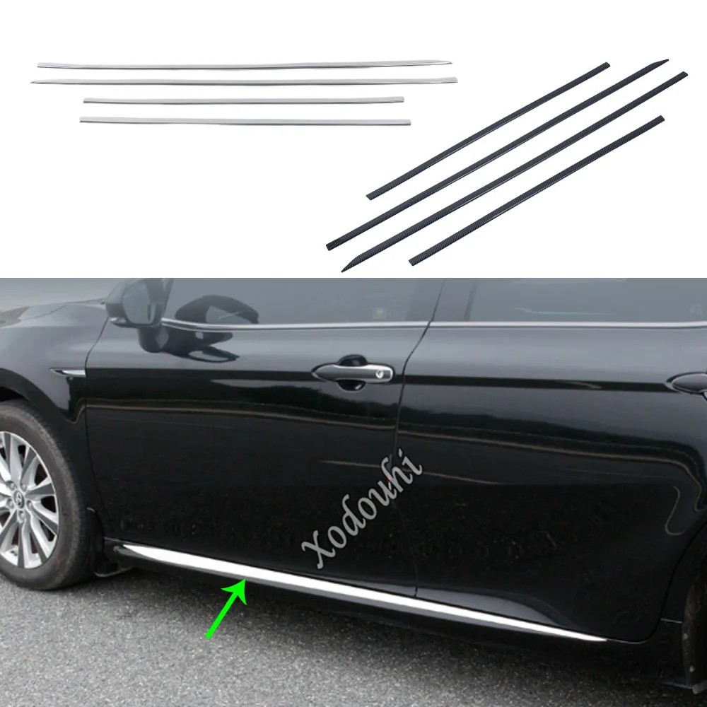 

ABS Plastic Side Car Skirt Door Side Line Sill Garnish Body Molding Trim For Honda CRV CR-V 2023 2024 Auto Exterior Accessories