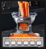 Commercial Electric Dicing Cutter Auto Vegetable Carrot Shredder Slicer Potato Shredding Machine multifunction food Processor 6