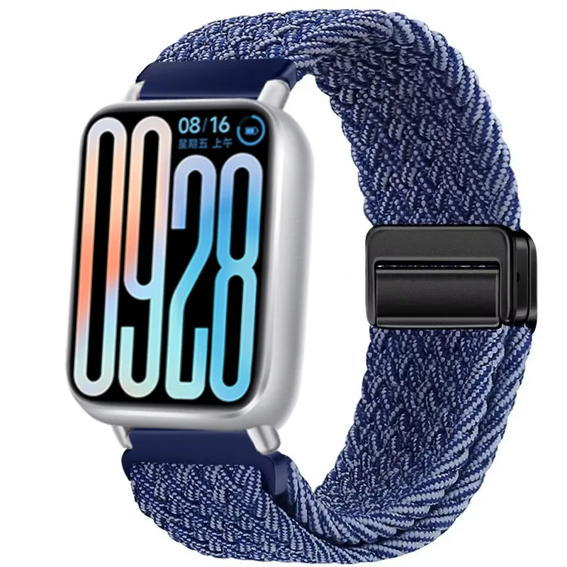 Breathable Nylon Strap with Braided Magnetic Buckle - Adjustable Wristband