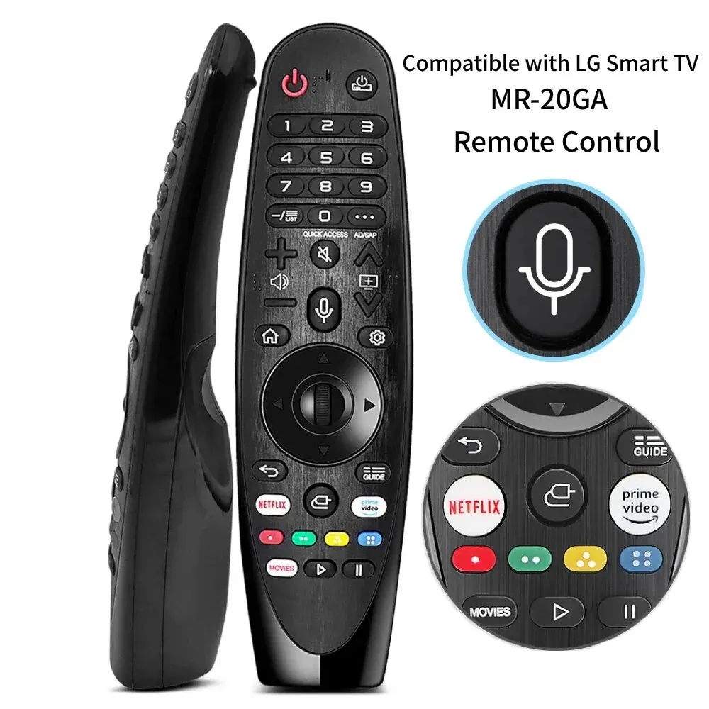 Remote Control Voice Magic Remote AKB75855501 for LG Smart TV Magic Remote Replacement AN-MR20GA MR19BA MR18BA with Pointer Function