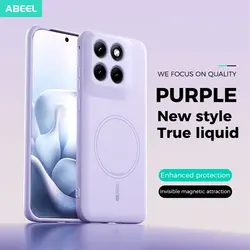Magnetic Back Cover with Camera Protection - Sleek Design for Moto Edge 5G 2025 (Purple)