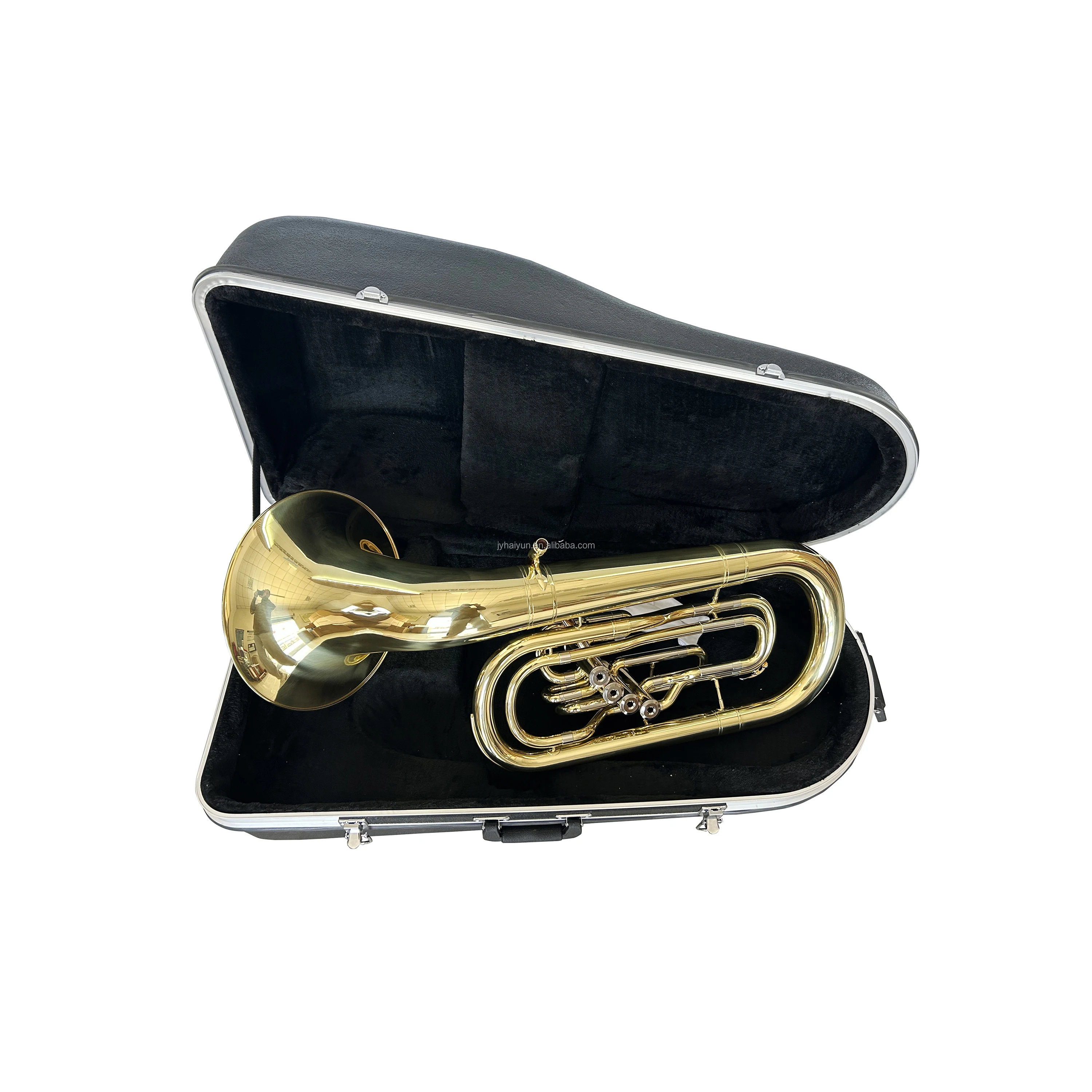 SEASOUND Cheap High Quality Gold 4 Pistons Marching Instrument Euphonium JYMEP734