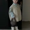 Kids Girls Knitted Hand Bags 2024 New Fashion Children Casual Cute Shoulder Bags Baby Girls INS Photograph Clothing Korean Style 4