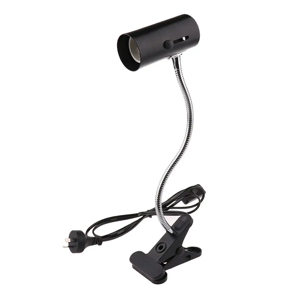 Gooseneck Reptile Ceramic Heating Light Bulb Lamp Holder E27 AU Plug